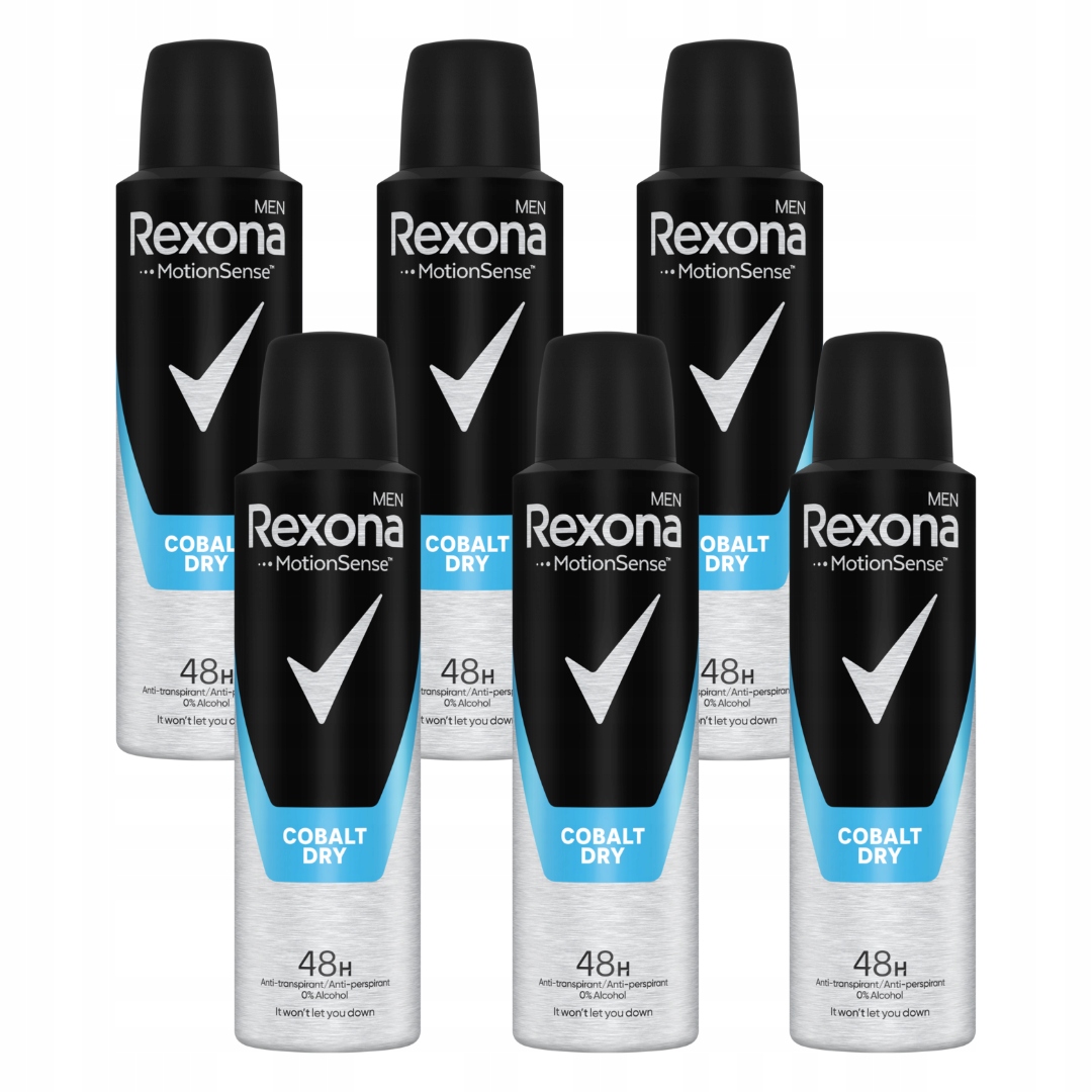 REXONA MEN antiperspirant sprej Cobalt 6x150ml
