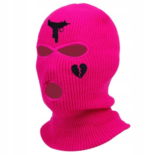 Pletená balaclava s lyžiarskym pletením