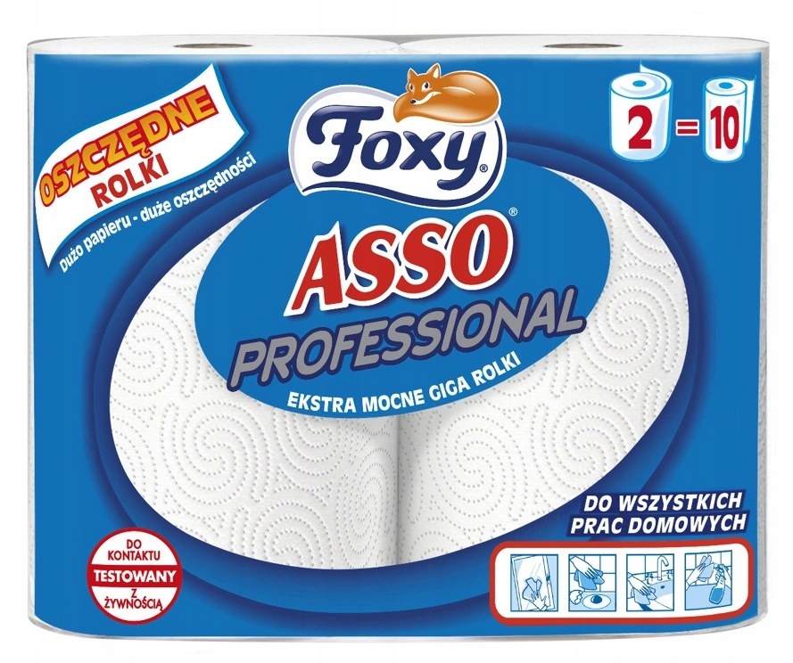 Kuchynská utierka Foxy assso Professional 2 valčeky