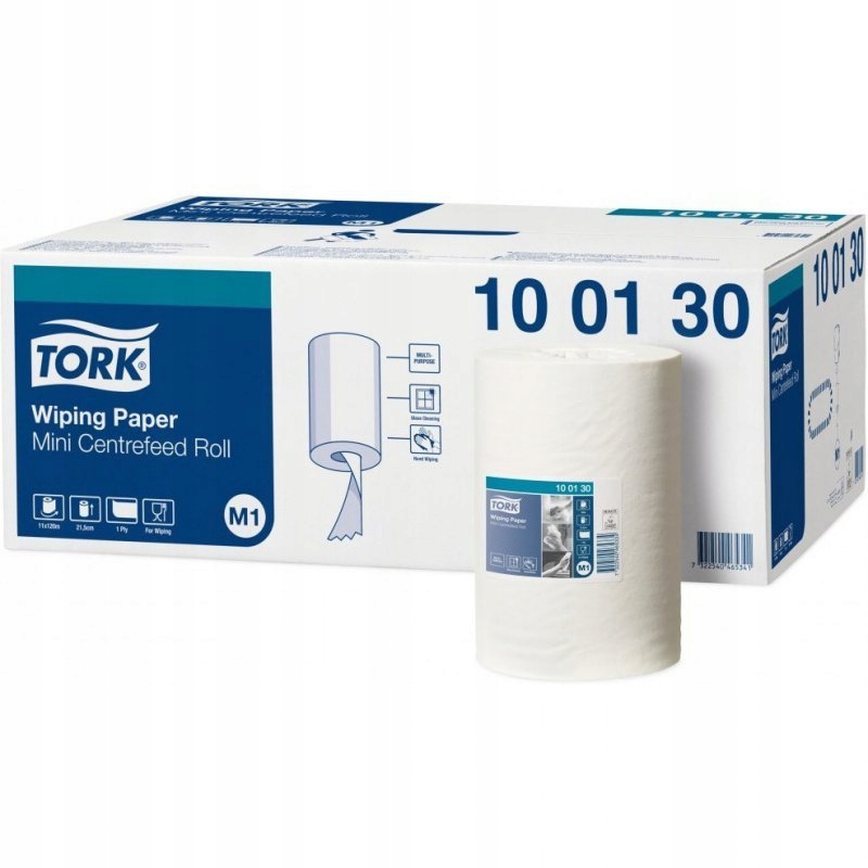 Biely uterák ako mini 1 vrstva Tork pokročilé