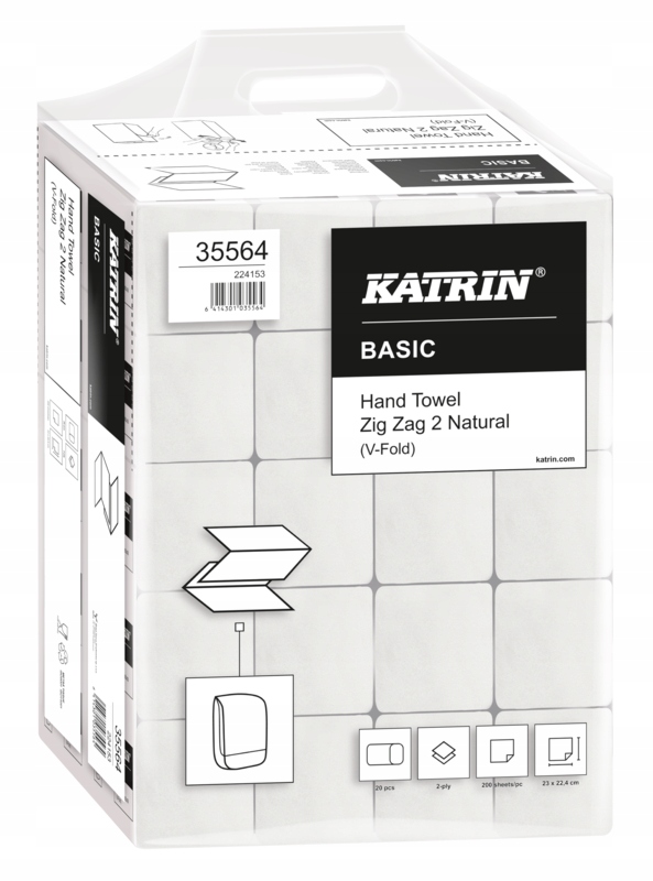 Pap Towel Katrin 35564 ZZ 4000 PCS.