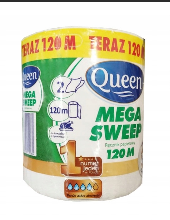 Queen Biely papier teraz 120 m! 6 kusov