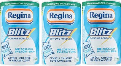 Regina blitz papierová utierka dlhá 3 vrstvy x 3