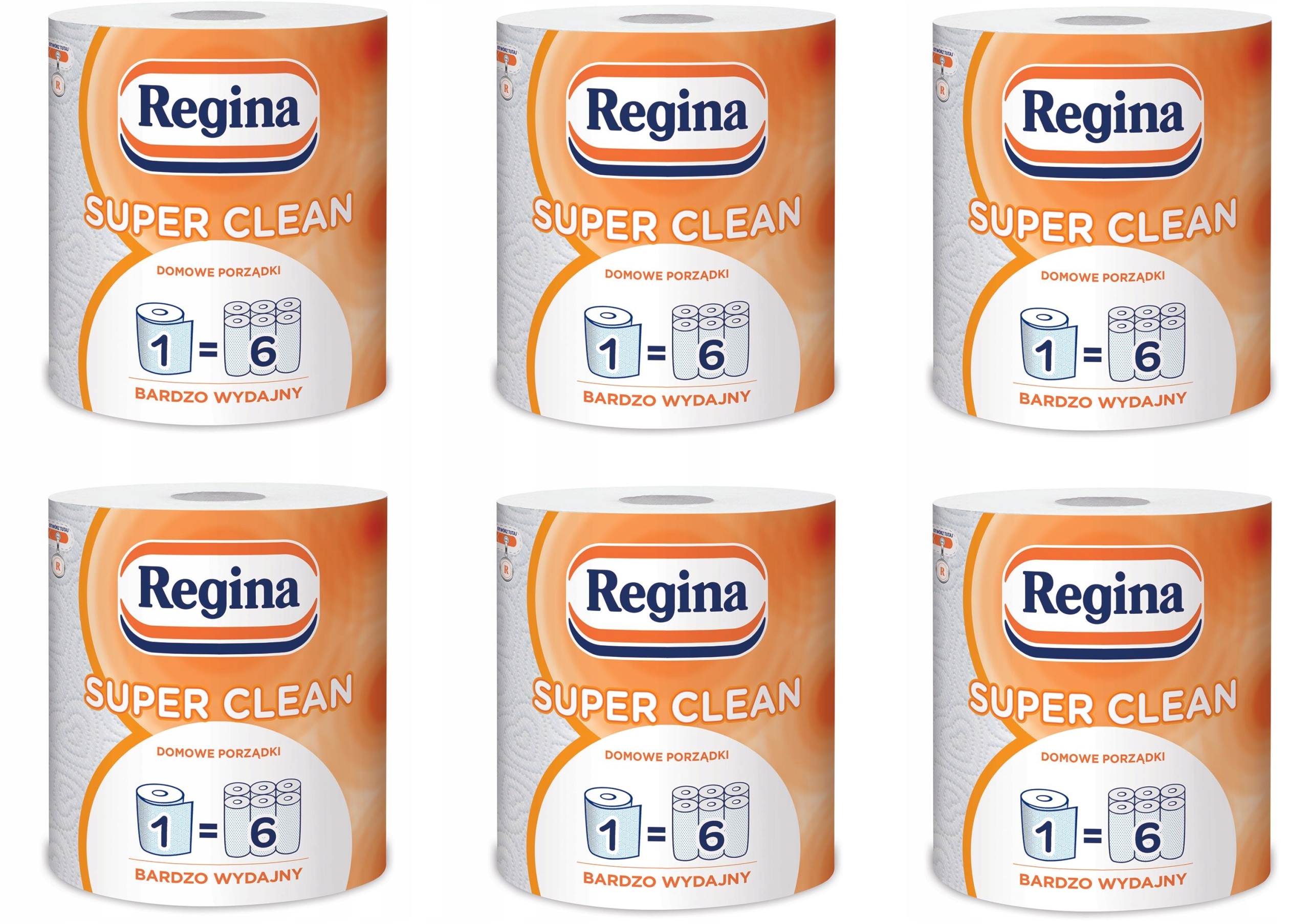 Regina Jumbo Super Clean 6 Rollers papierový uterák