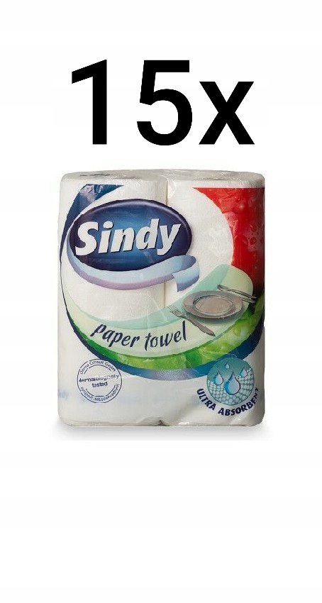 SINDY Paper uterák set 15x 2 ks