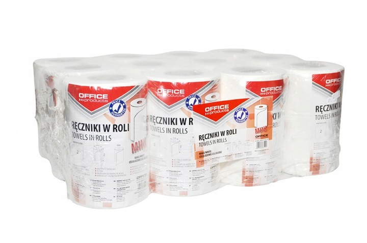 Cellulózový papier utierka 50 m biela 12 ks