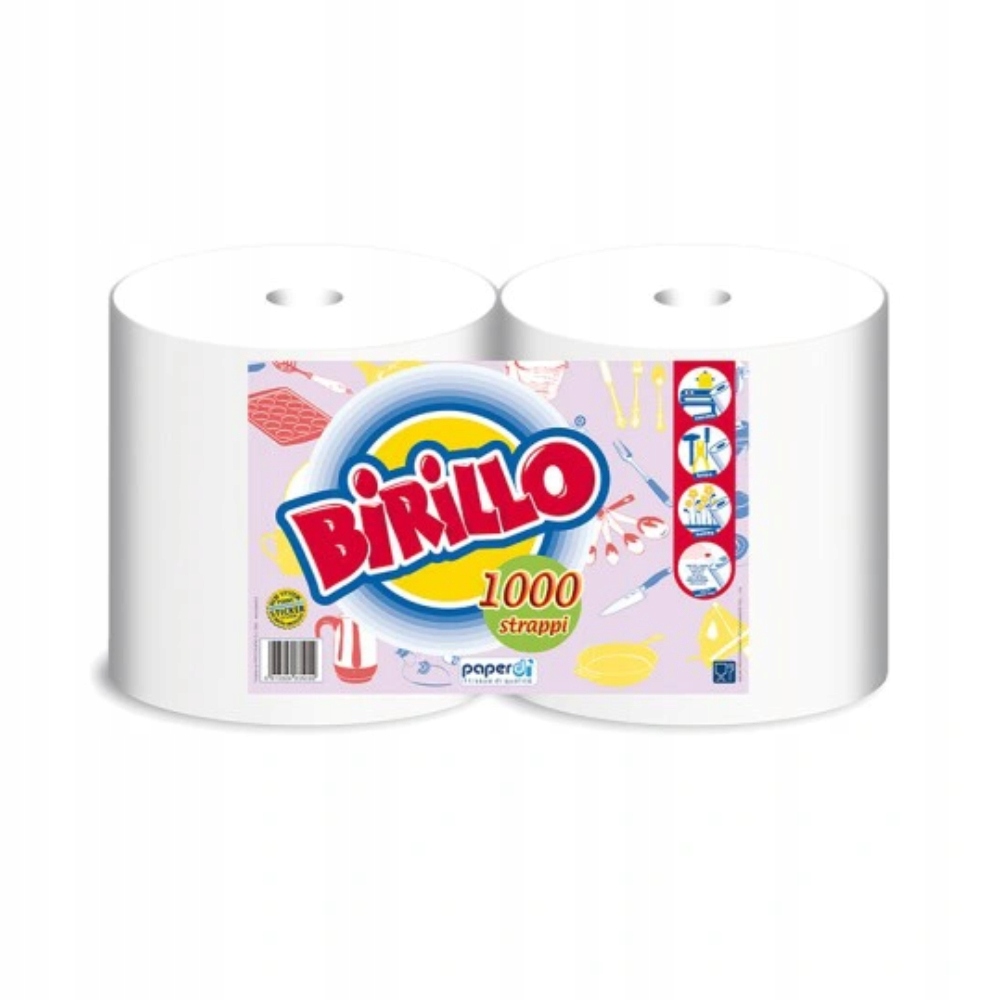 Papierová utierka, Birillo White Clean 125 m x 2