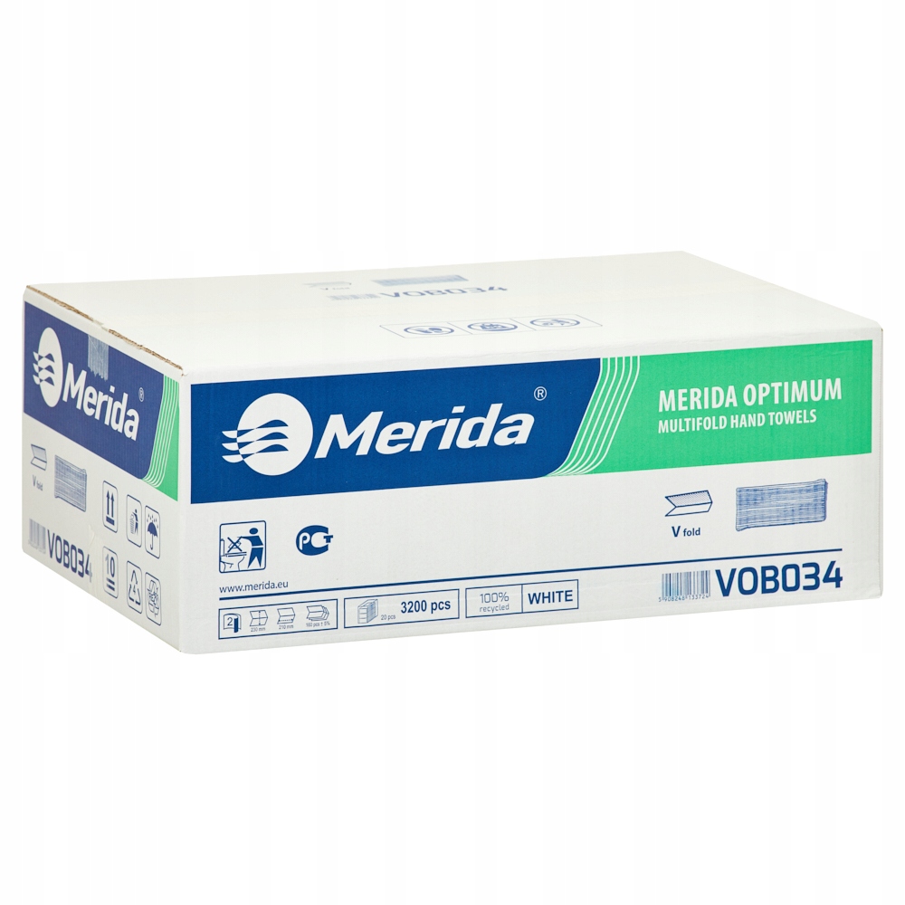 Optimálne papierové utierky Merida 3200 PCS VOB034