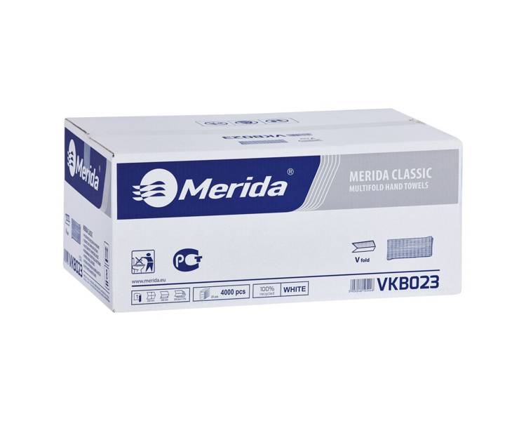Papierové utierky Merida White 4000 PCS VKB023