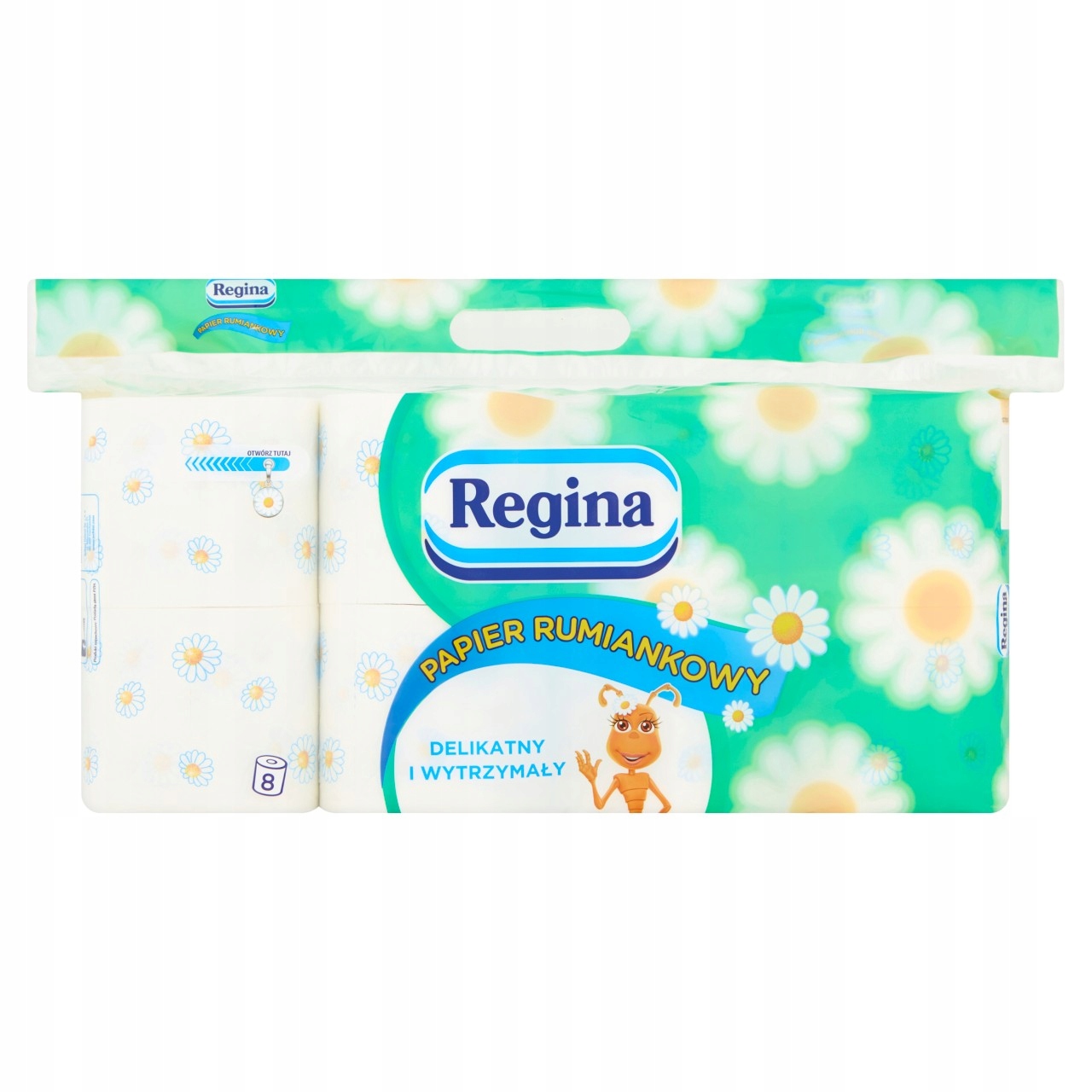 Regina harmanček toaletný papier 3 v 8 valcoch