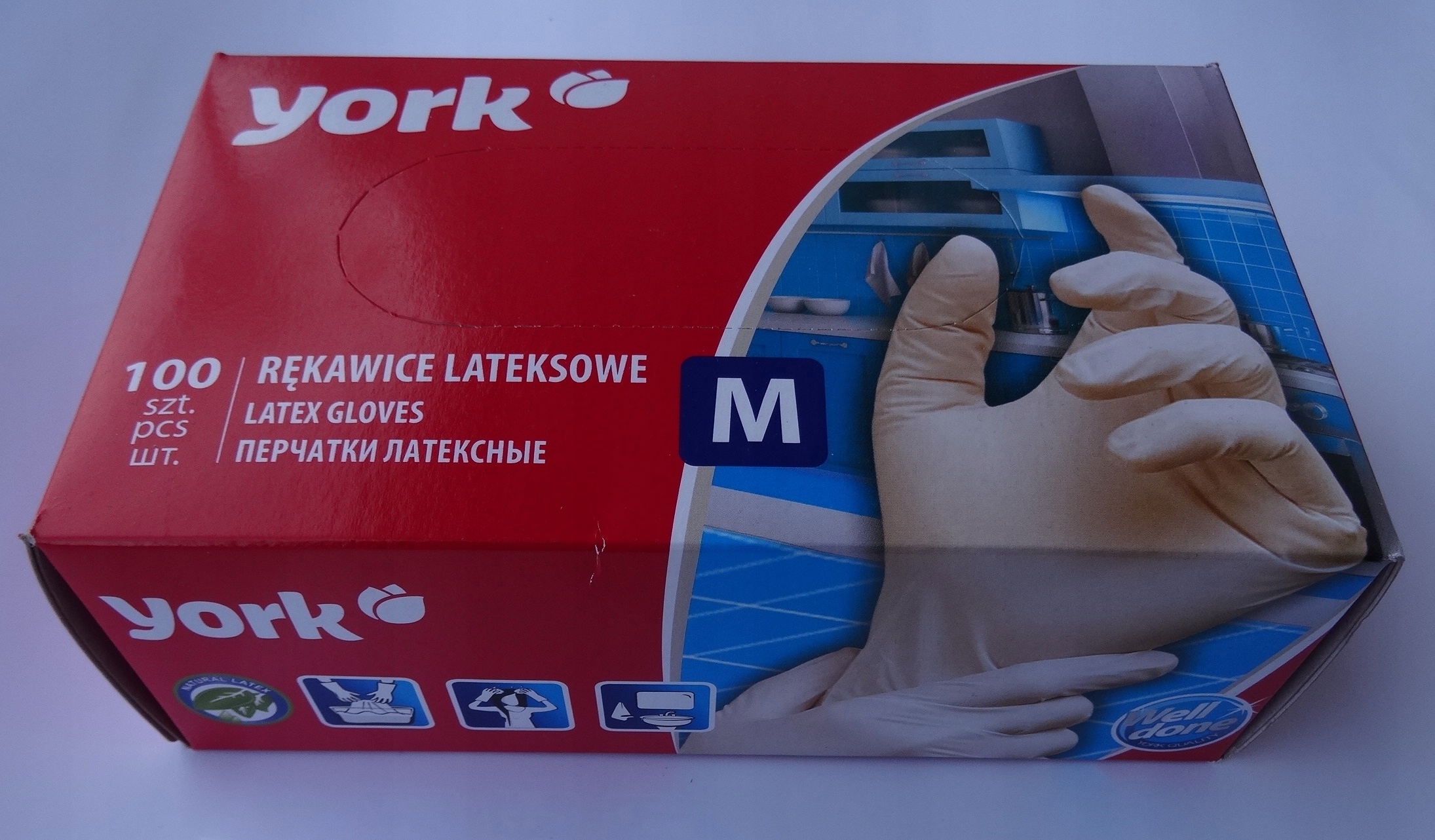Rukavice latexové rukavice 100 ks.