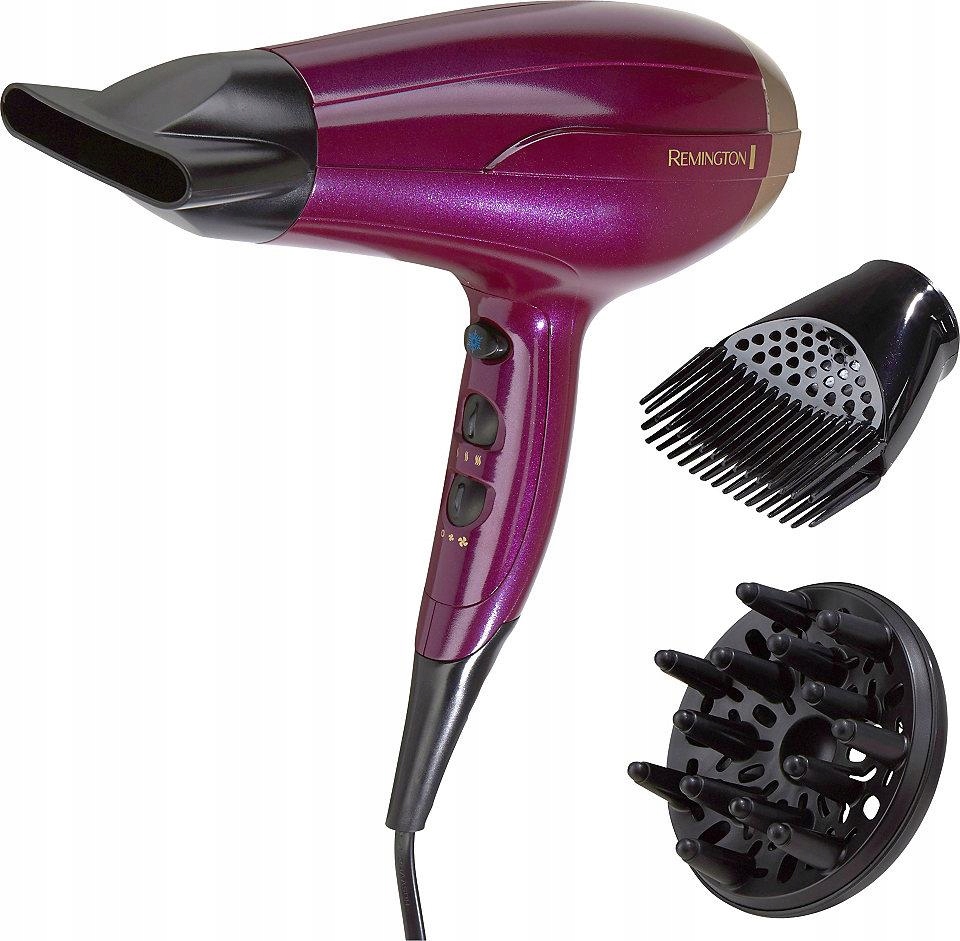 Fén Remington D5219 – 2300 W, ionizácia, 3 trysky, studený prúd 3 v 1