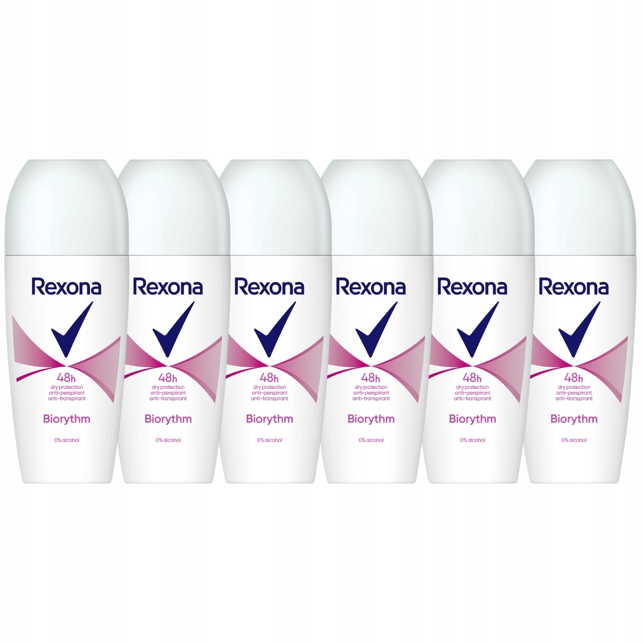 Rexona Biorythm antiperspirant roll-on 6x50ml
