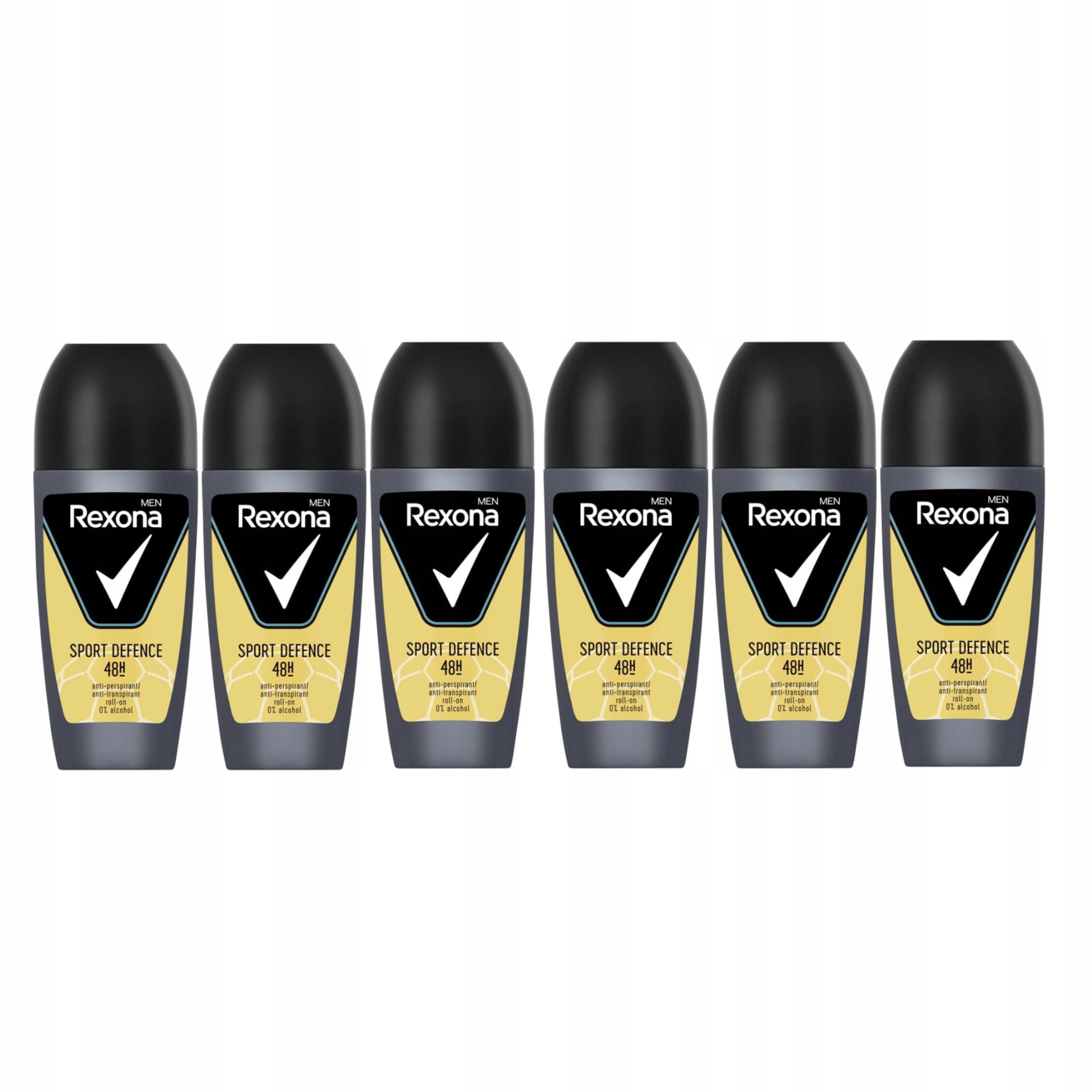 Rexona Men 48h Sport Deo roll-on antiperspirant 6x50ml