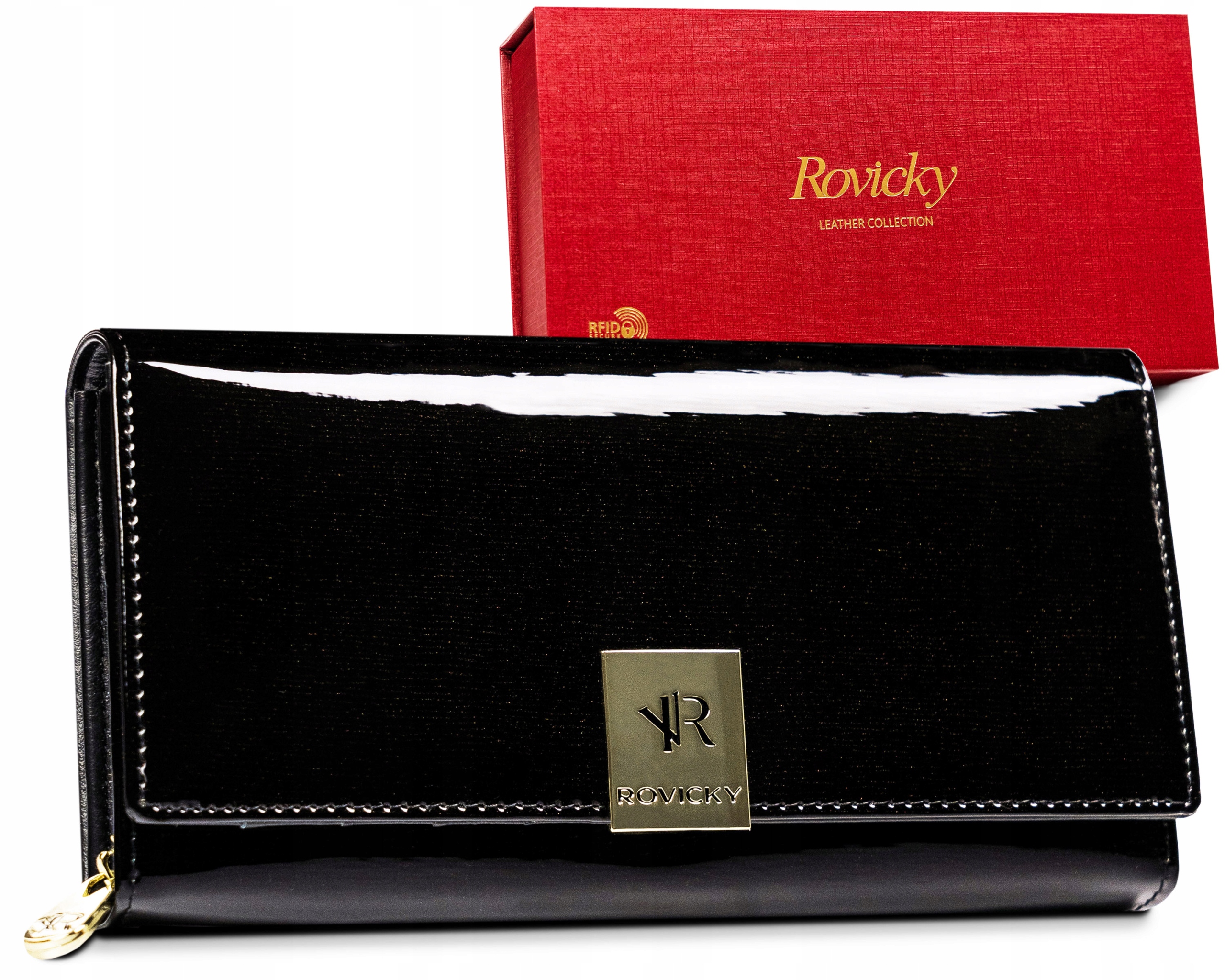 Peňaženka - Rovicky Portfólio Prírodná koža Čierna R-42020-Pln-0011 Bla-Women's Product