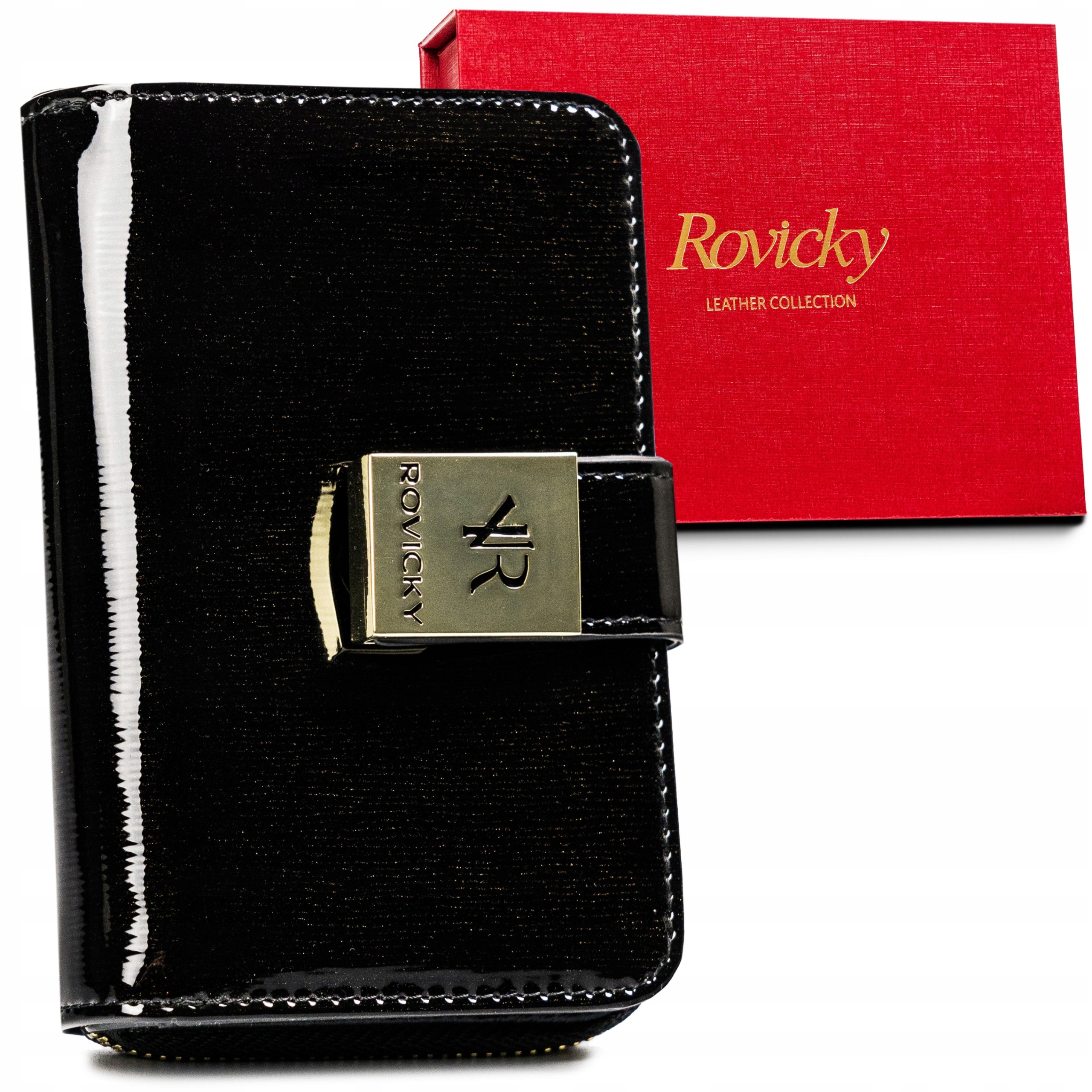 Peňaženka - Rovicky Portfólio Prírodná koža Čierna R-76115-LZD-0196 Bla-Women's Product