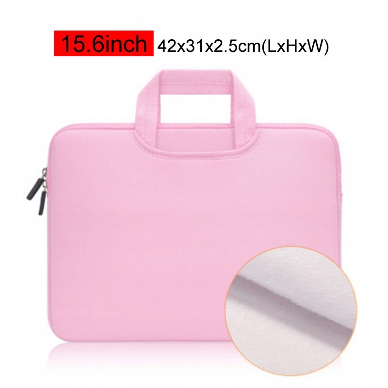 Pink 15,6 palca prenosný vrecko na laptop 11 13 14