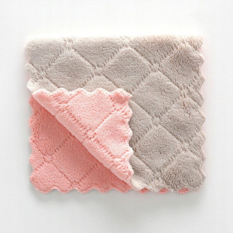 Pink-Gray Style 27x16 cm hrubá kuchynská utierka