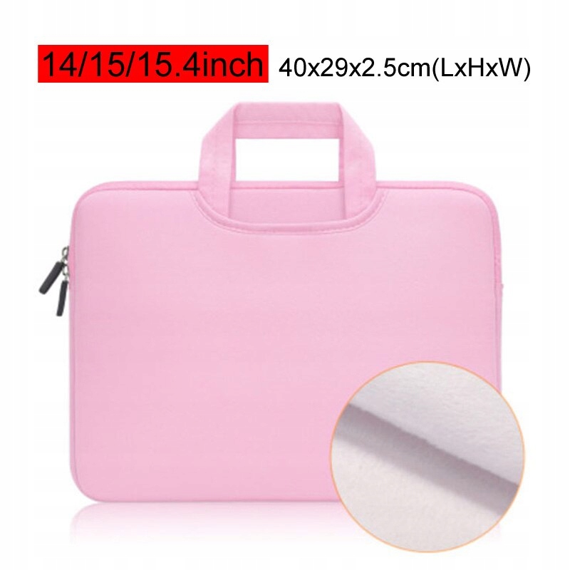 Pink 14 15 15,4 palca prenosný vrecko na laptop