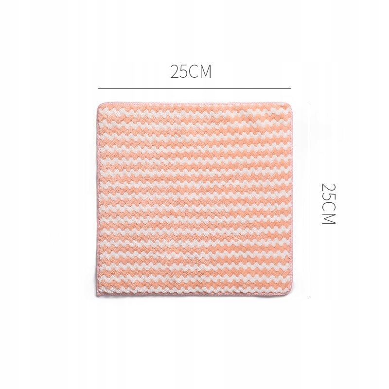 Ružový štýl 3 PCS PCS Kuchynské handriky
