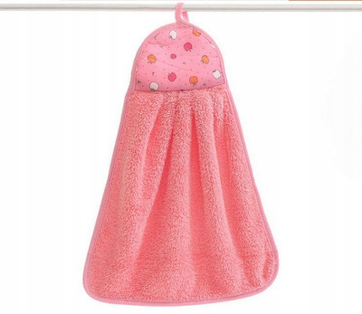 Pink Style Coral Fleece Kitchen Domáce úlohy