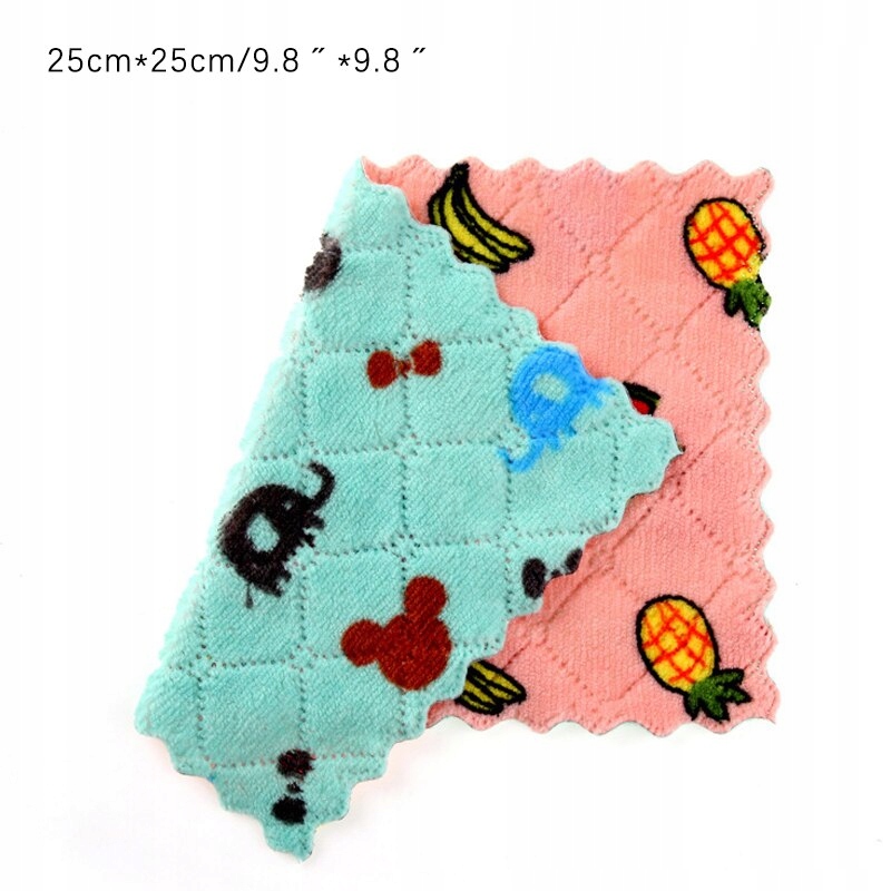 Ružový zelený štýl 25x25 cm 10 kusov mäkká ruka