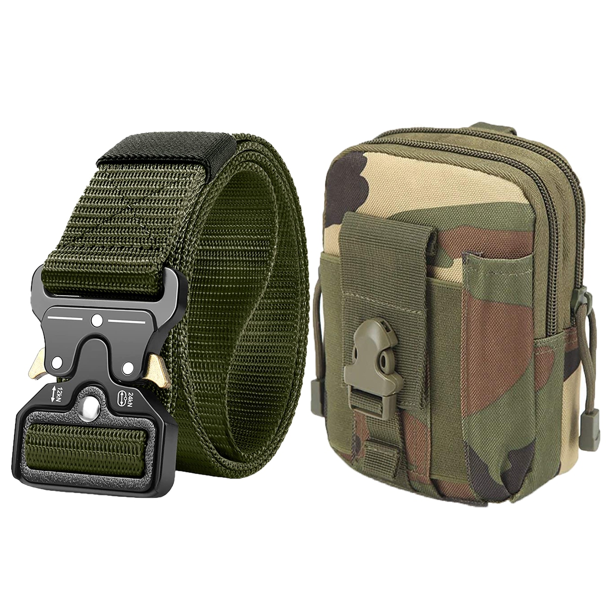 Black Bipper Belt Black, Khaki