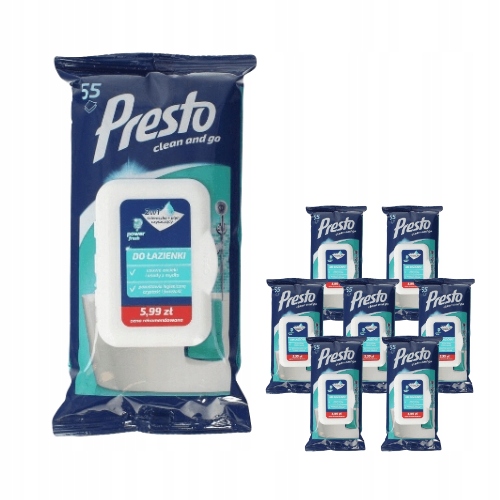 Balenie s kúpeľňami Presto (55 ks)