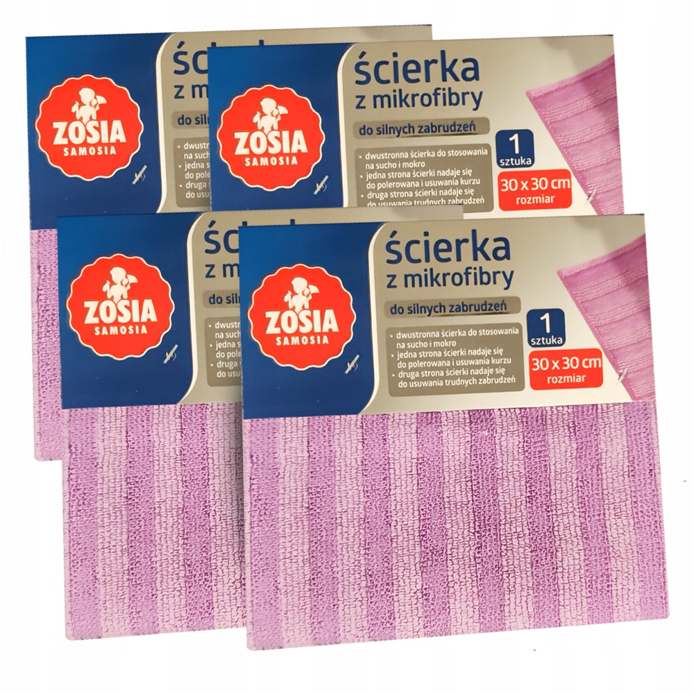 Zosia mikrovláknová látka náročná špina 4 ks