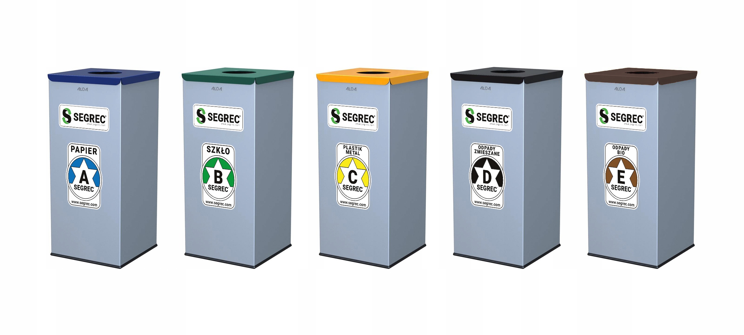 Segrec set 5 košov 60 l 5 Bio farby