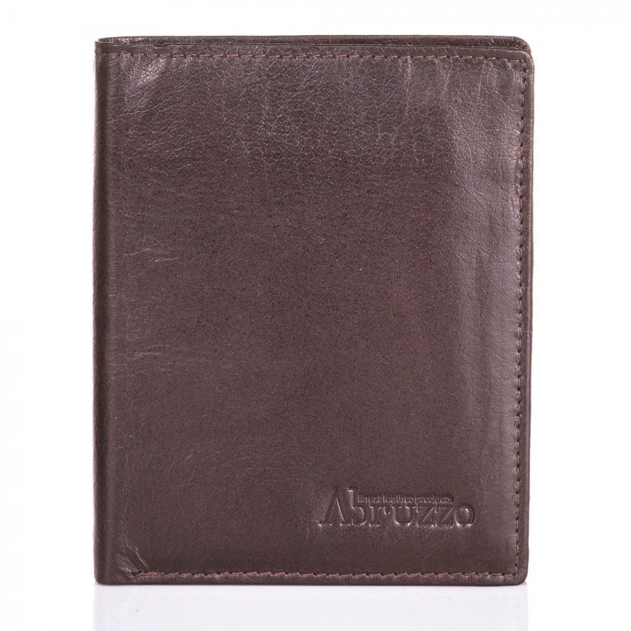 Peňaženka - Abruzzo Portfólio Prírodná koža Brown Brown AB-4432-BB-Men's Product