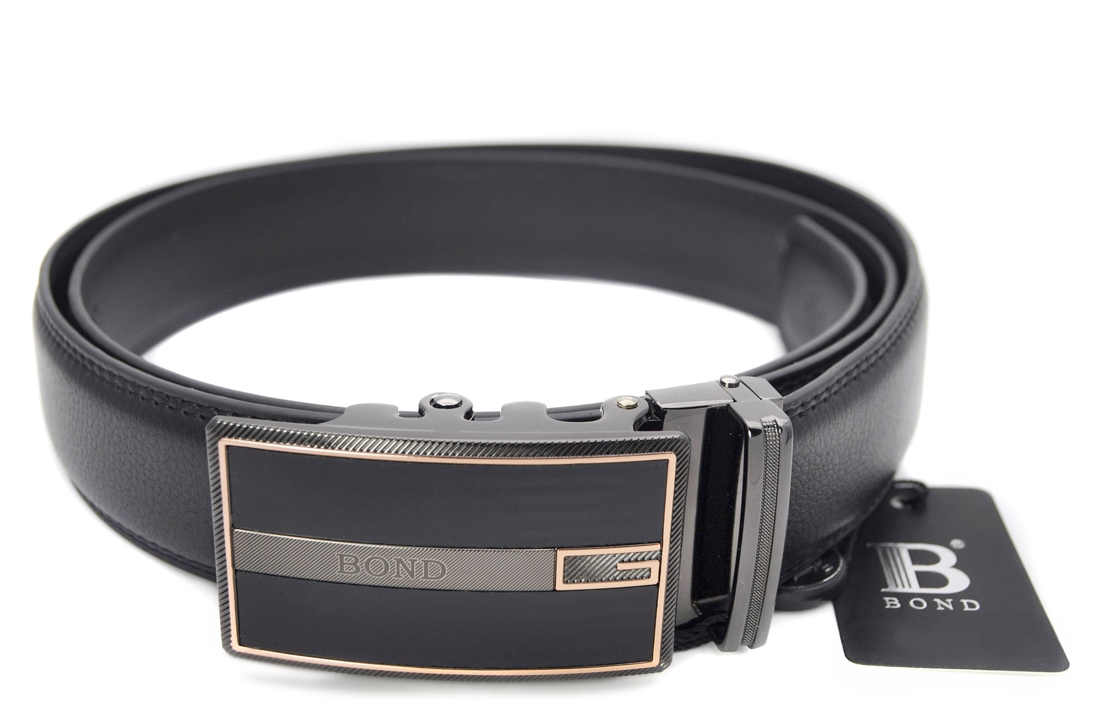 Opasok - Bond Black Belt - mužský produkt