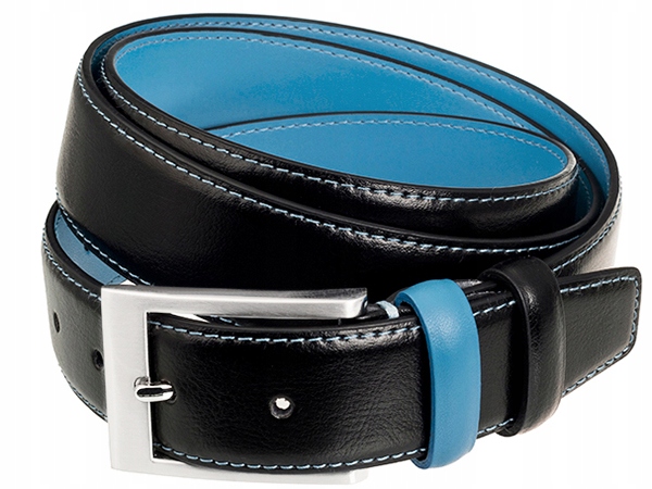 Opasok - Greg Black, Blue Strip - pánsky produkt