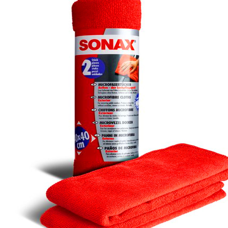 Sonax 2 kusy mikrofibrových handrov 40x40 614