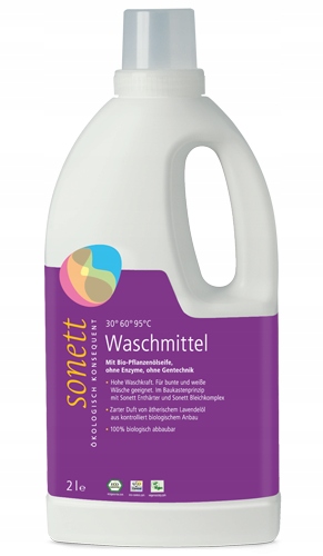 Prací gél - Sonette Ecological Lavender Levanduľa Kvapalina 2 L