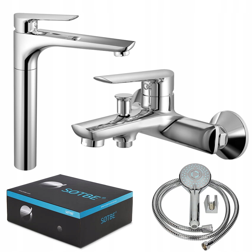 Sotbe Malselva Bat Batin Set+Wysoka Washbasin