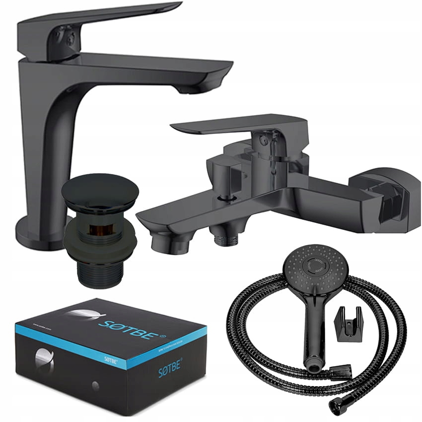 Sotbe Toga Black Wanna Wanna Set+Nisky Washbasin