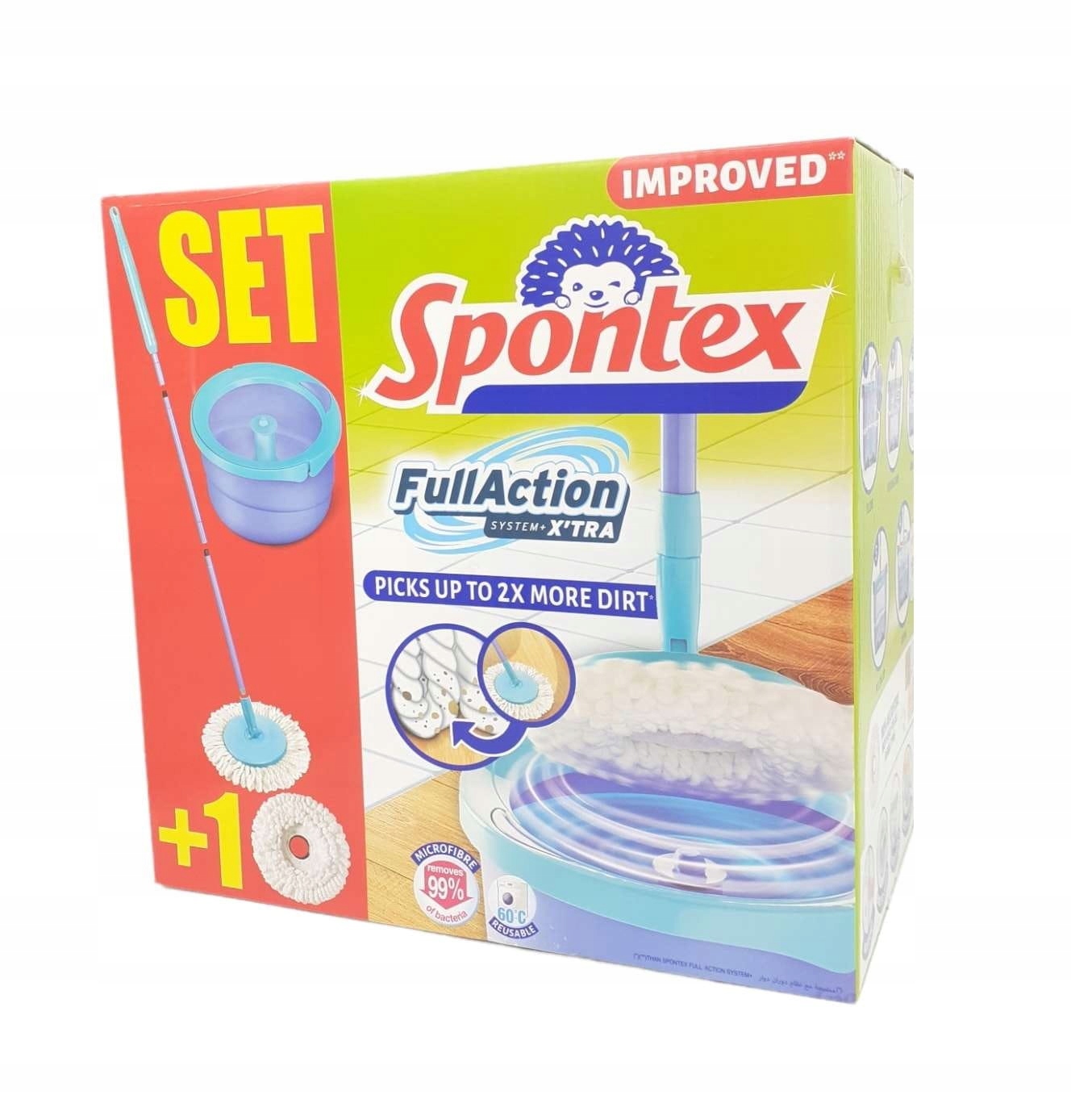 Spontex Swivel Mop Plná akcia - 2 vložky