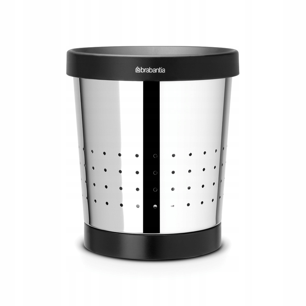 OCELOVÝ PAPIEROVÝ KOŠÍK S RÁMKOM 5 L BRABANTIA