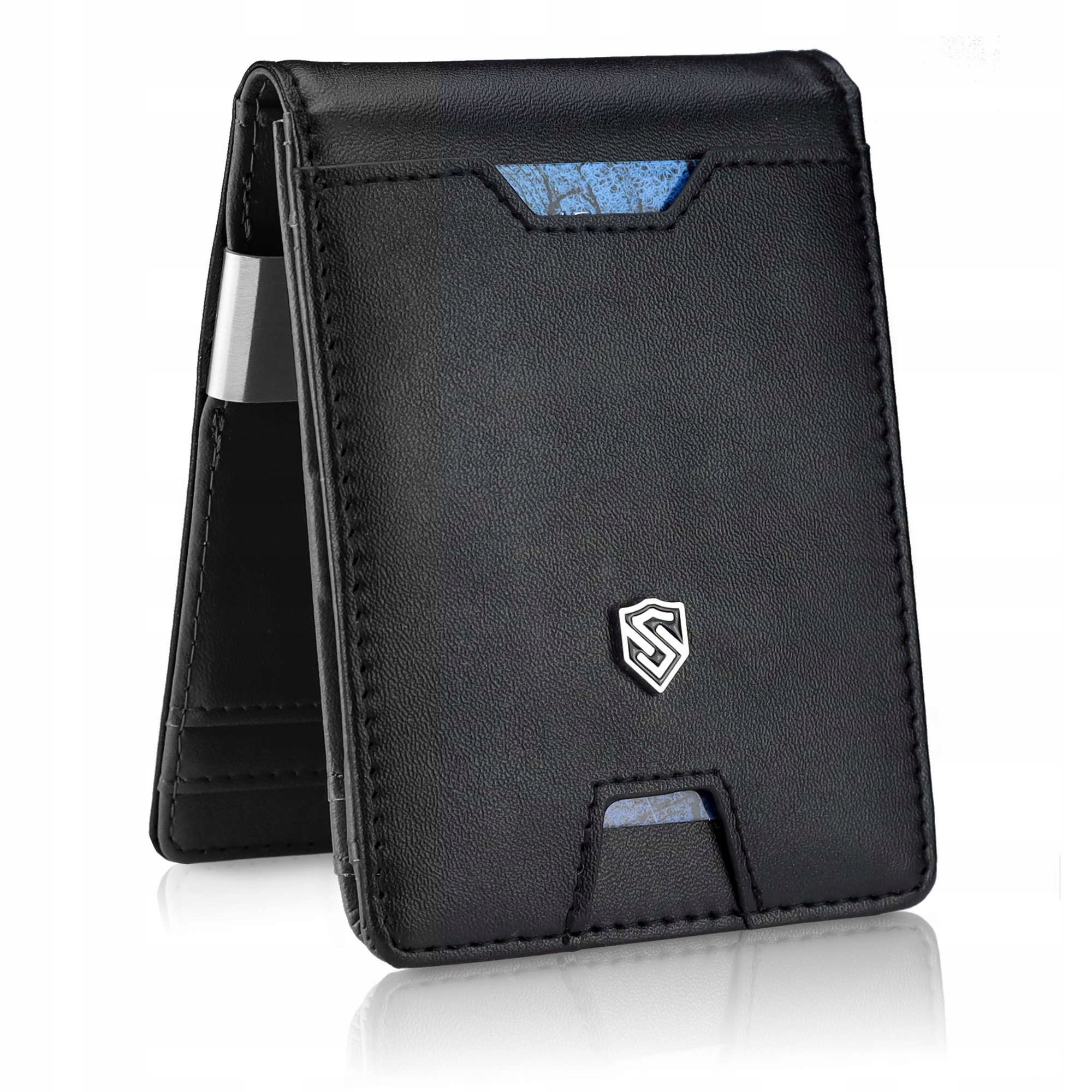 Peňaženka - Stevens portfólio prírodná koža čierna fzm -01 blk - Unisex Product