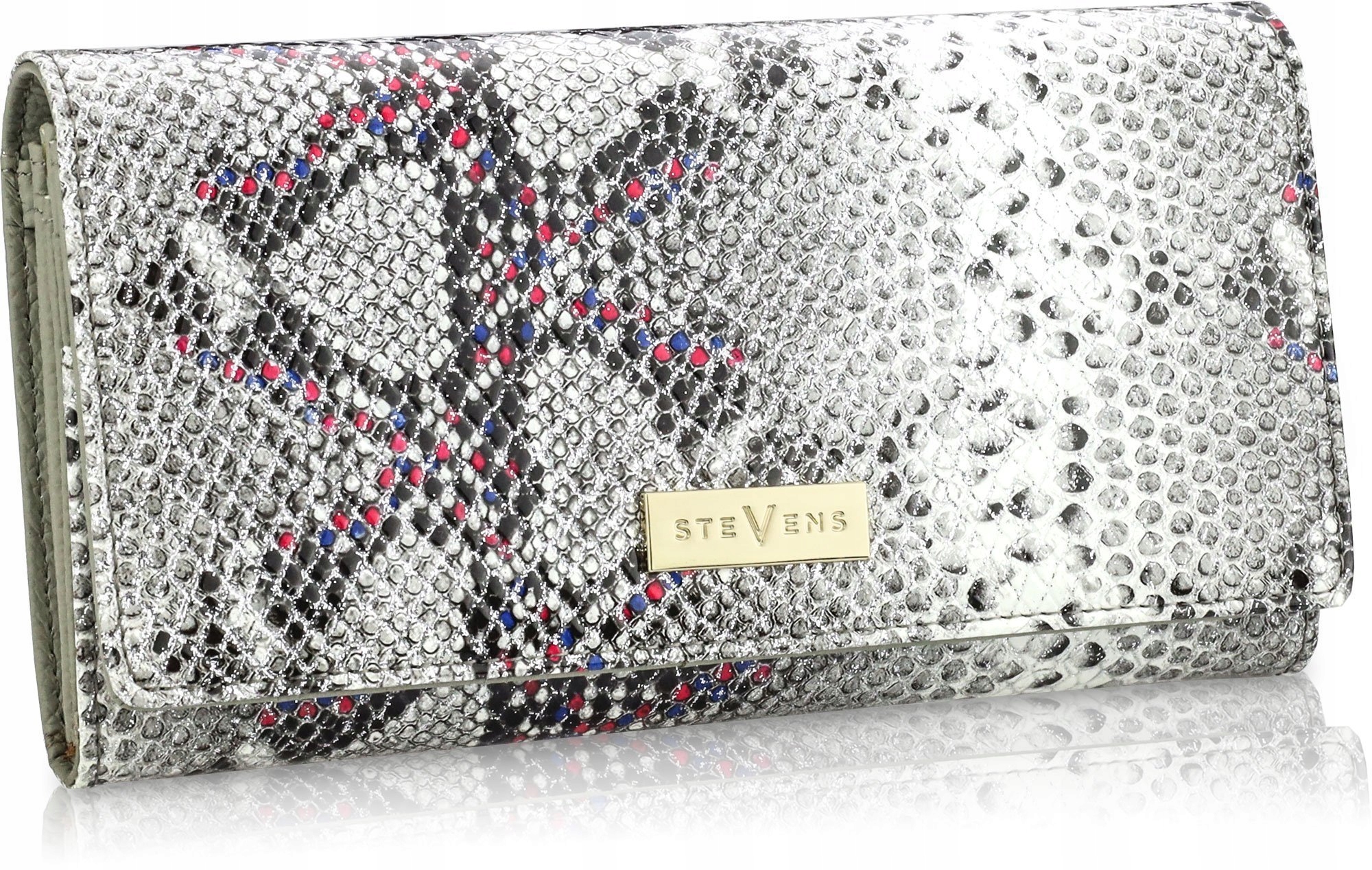 Peňaženka - Stevens Wallet Prírodná koža ružová, šedá SN -100 - Dámsky produkt