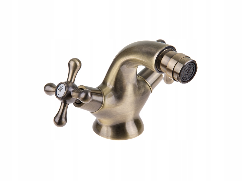 Batéria Stilo bidet + retro mosadz Cork