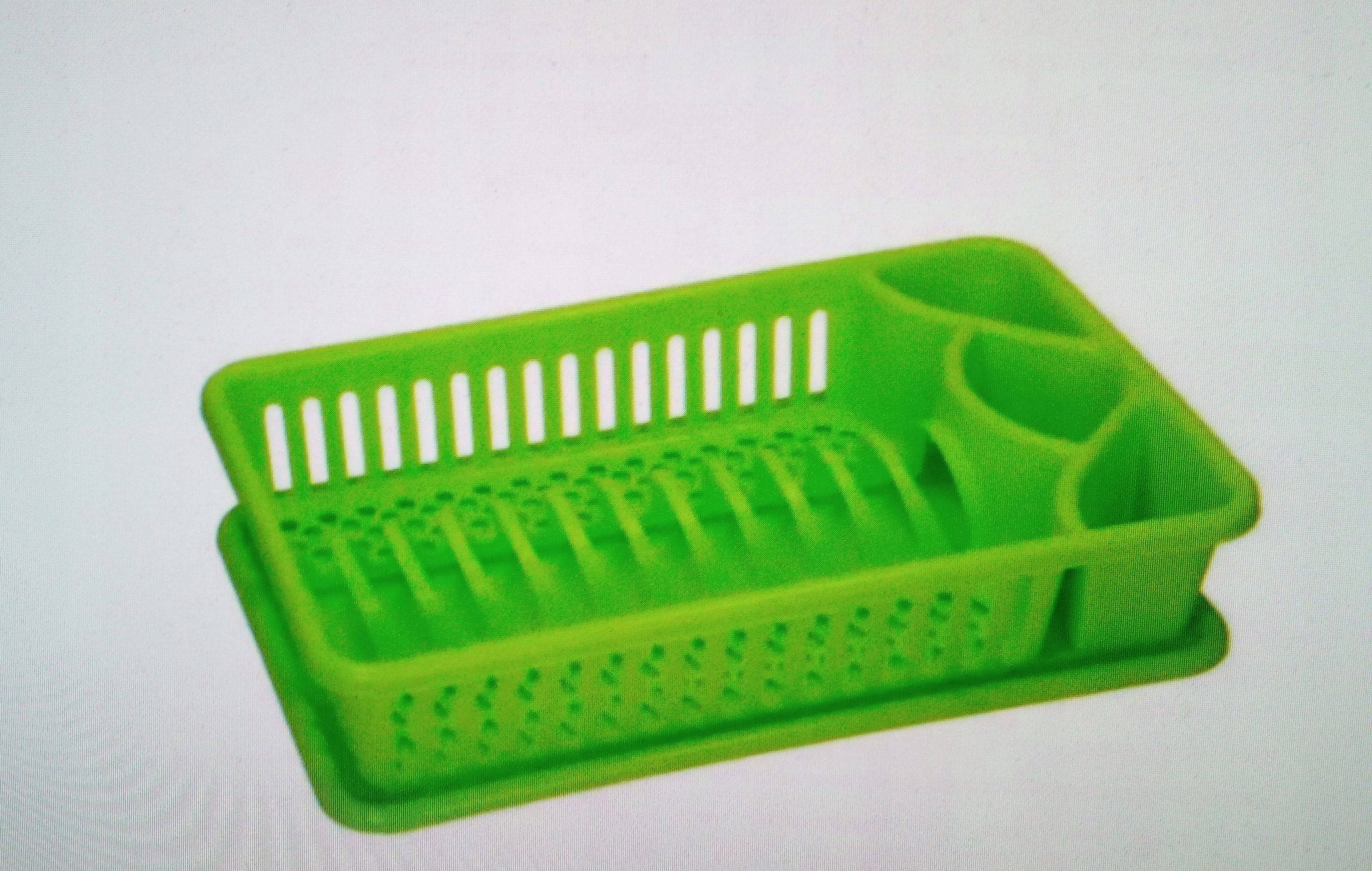 Lux Disher na vrchole ohnutia 43 cm zelenej