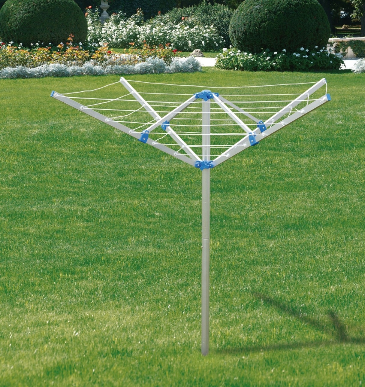 Záhradná sušička pre práčovňu 195 cm hliník MB7293