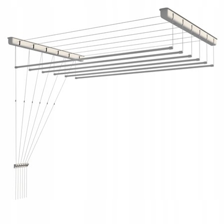 Stropný sušič pre práčovňu 6 tyčí 140 cm