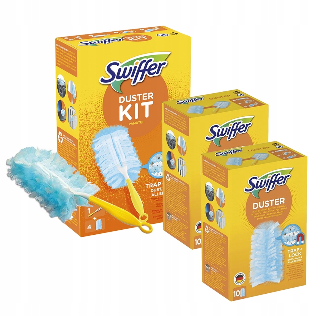 Swiffer Duster Dust Dust Broom + 24 x Vložka