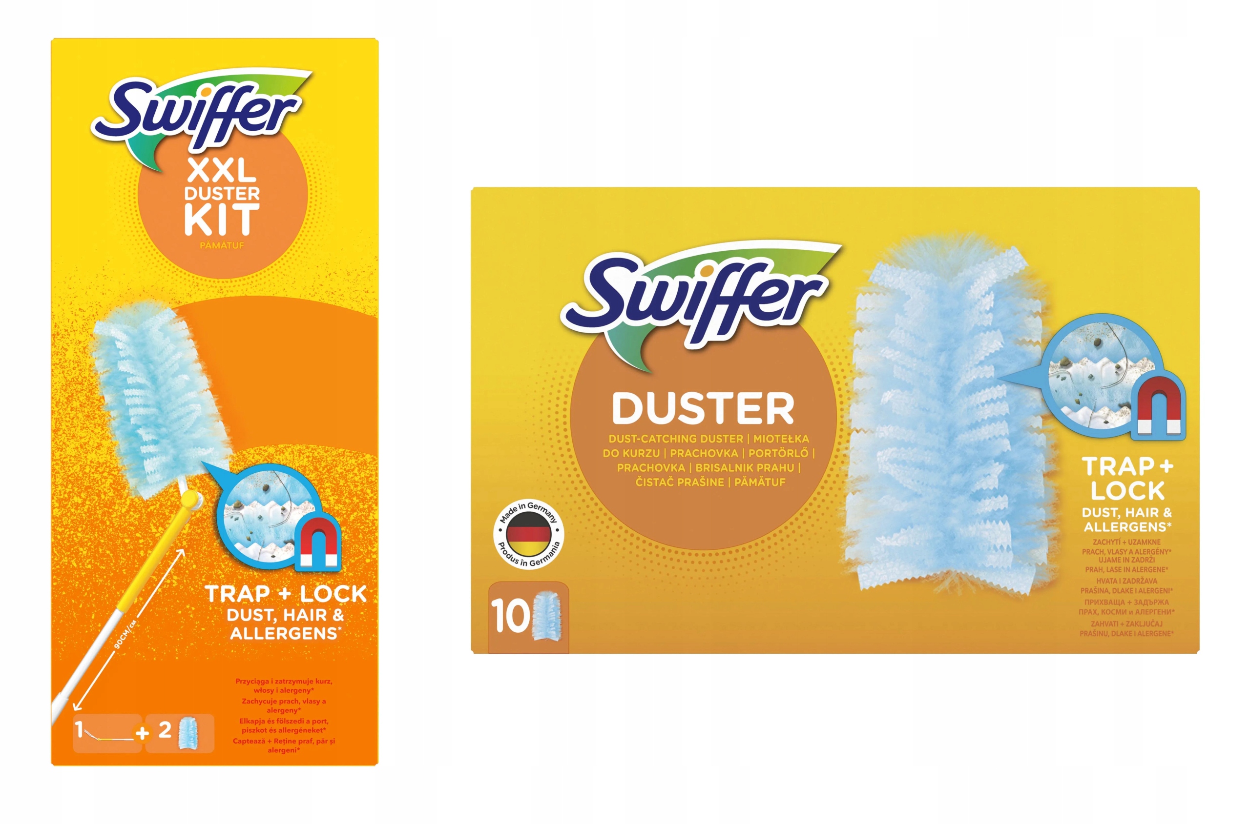 SWIFFER DUSTER XXXL 1 + 2 + 10 ZBERÁ PRACH A VLASY