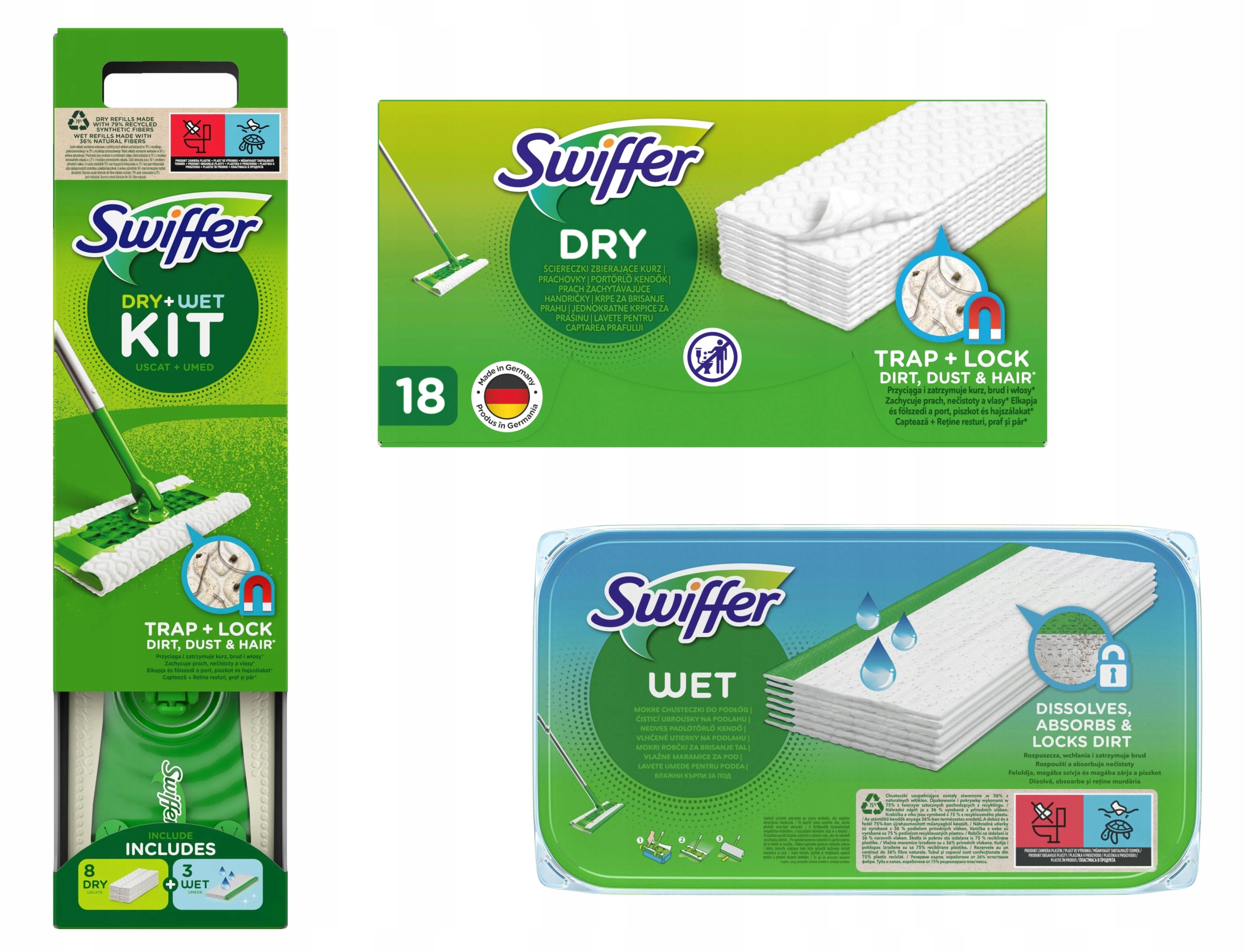 Swiffer Sweper Mop+Handsrs 26/Suche a 13/mokre