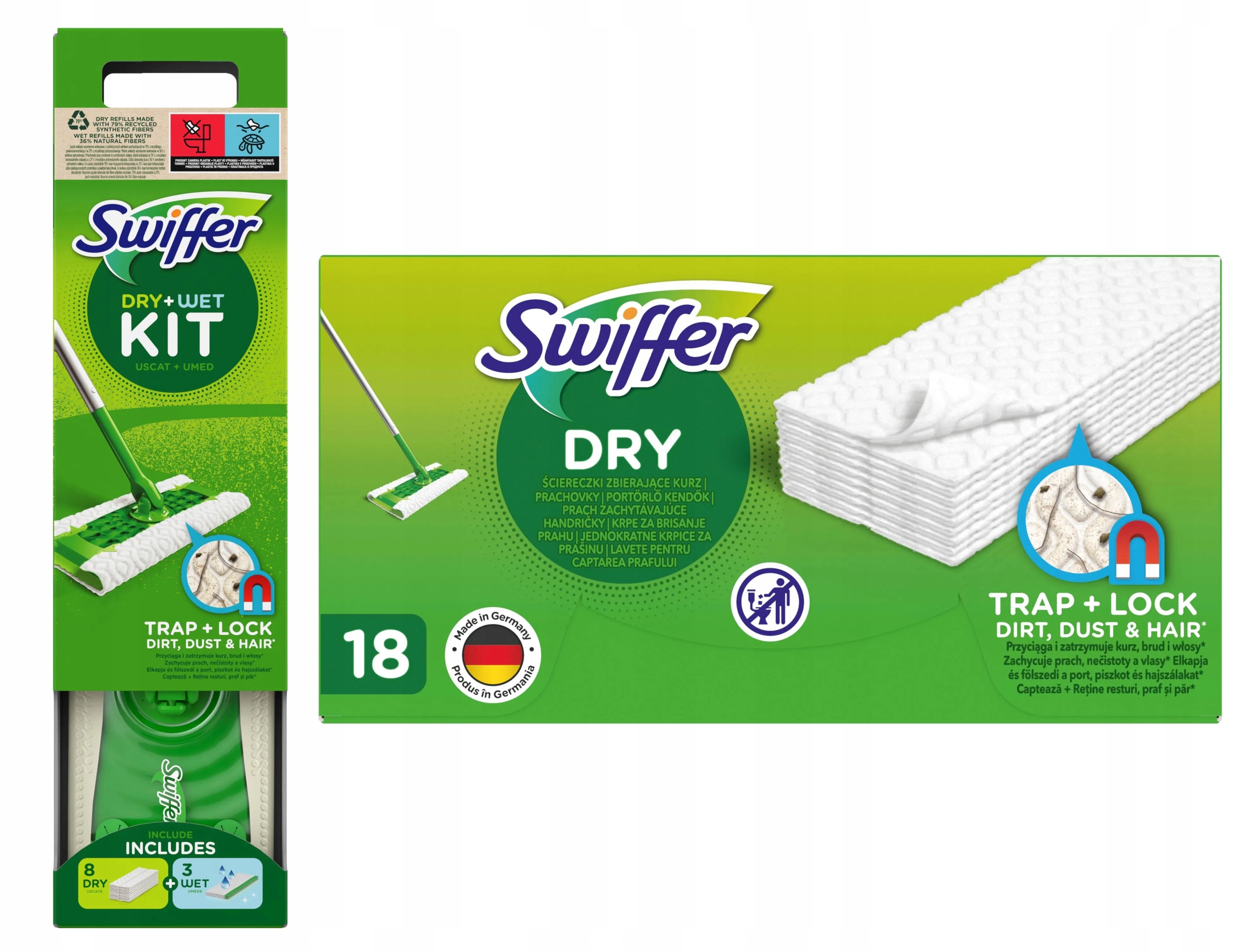 Swiffer Sweper Mop+Handsrs 26/suchý a 3/mokre