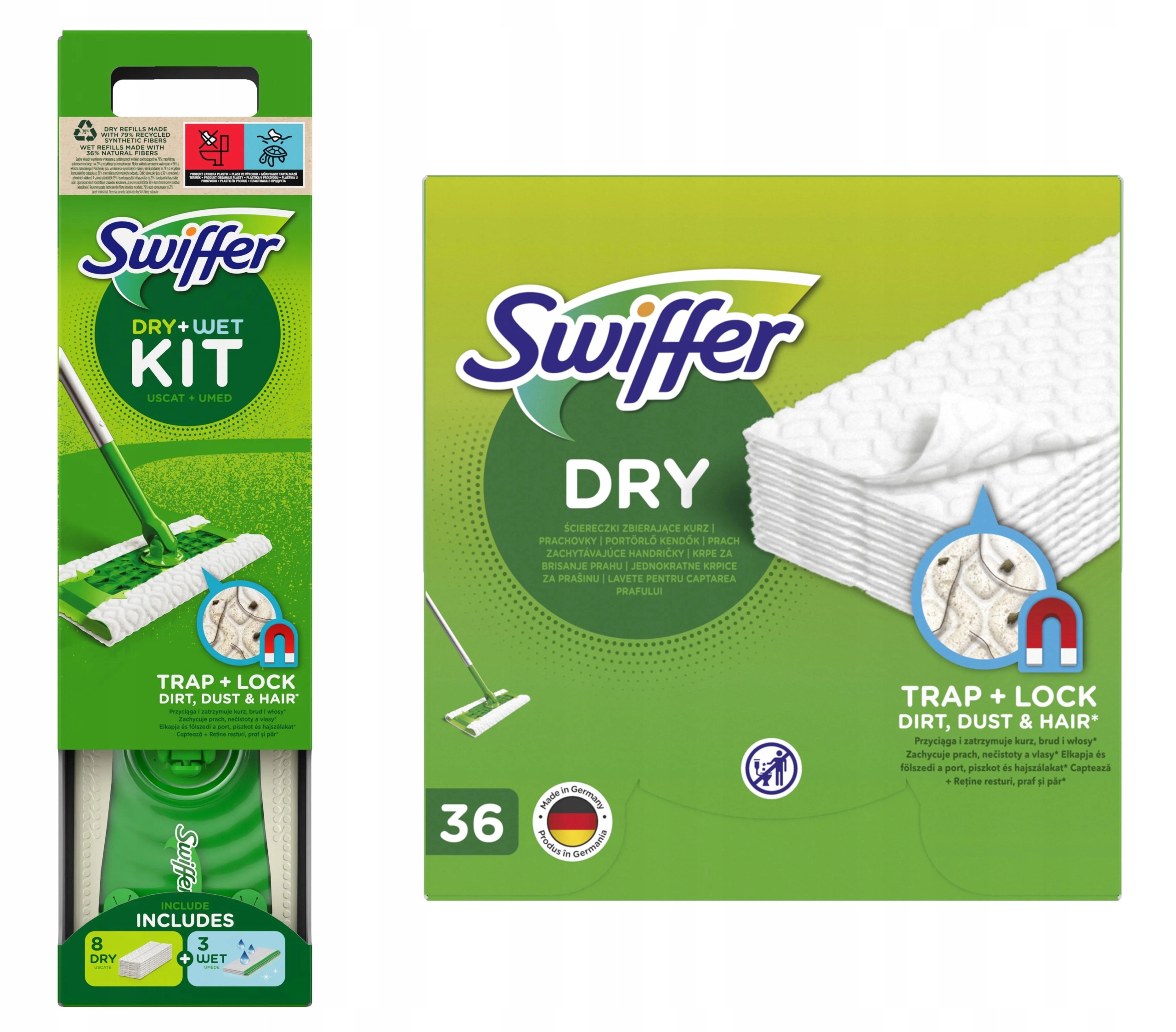 Swiffer Sweper Mop+Handsrs 44/suchý a 3/mokre